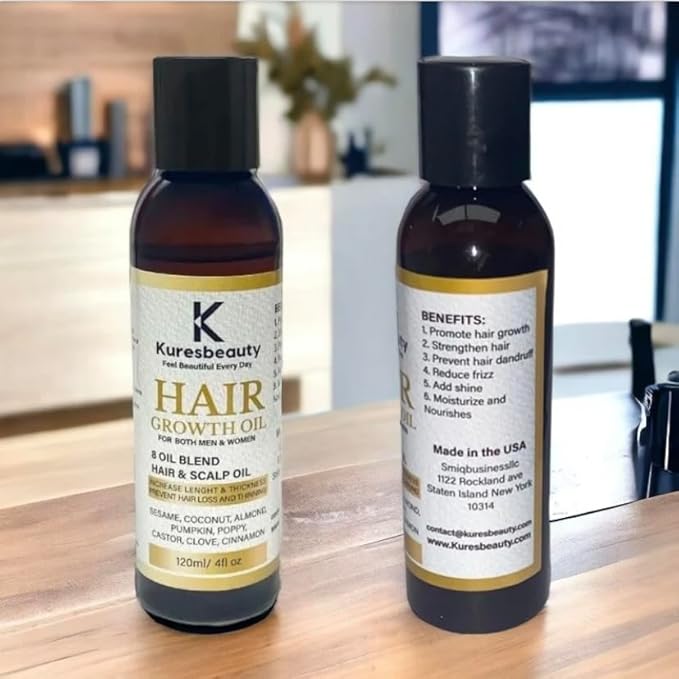 kuresbeauty growth hair oil