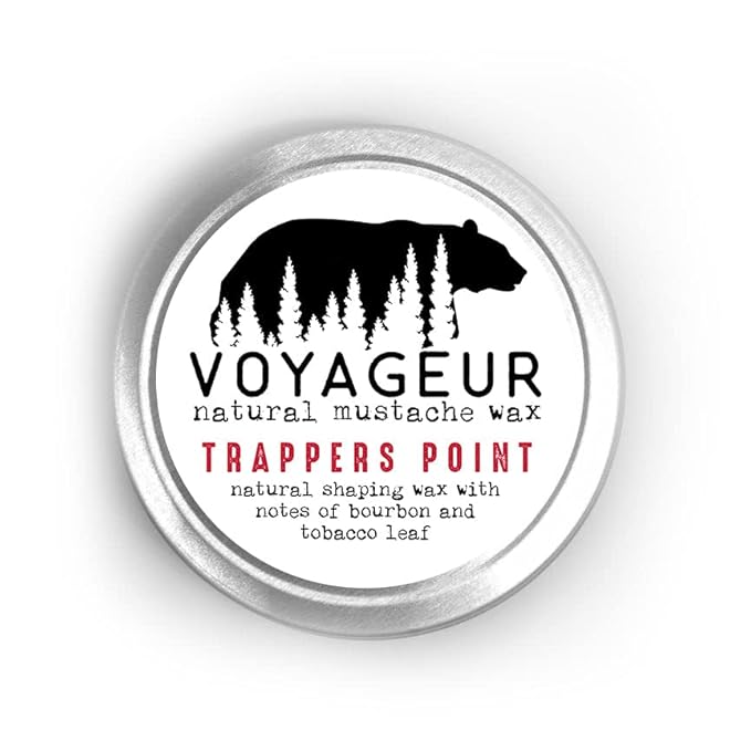 Trappers Point Mustache Wax by Voyageur Grooming