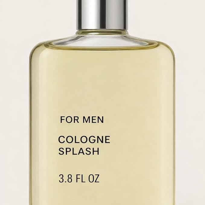 Cologne for Men, 3.8 Ounces (Over 1 LB) - Classic Masculine Fragrance, Long-Lasting Scent, Authentic Men's Cologne, Premium Perfume Splash Bottle