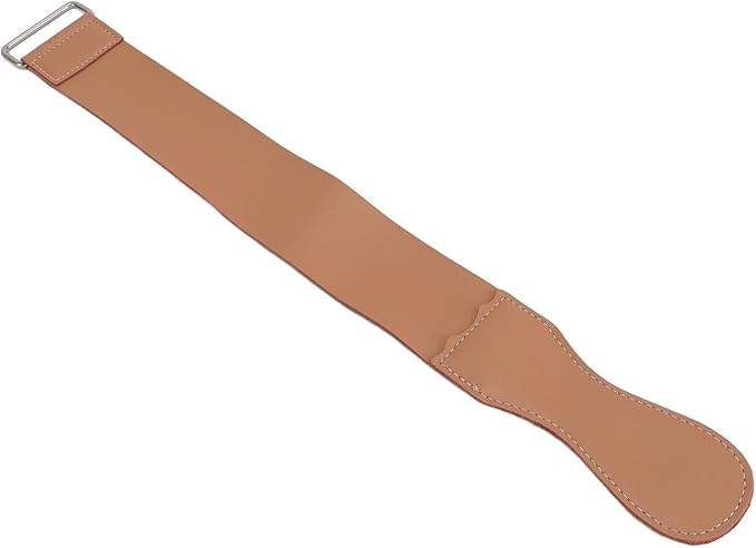 Yinhing Sharpening Strap Double Layer Reusable PU Leather Straight Barber Strop for Home Salon Professional Use