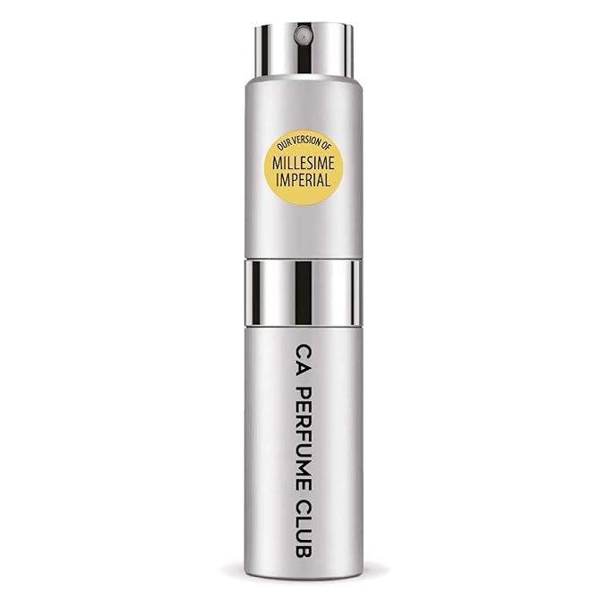 CA Perfume Impression of Millesime Imperial for Women and Men Woody Floral Musk Scent Long Lasting Unisex Fragrance Eau De Parfum Travel Size Refillable Atomizer Spray 0.27 Fl Oz 8ml