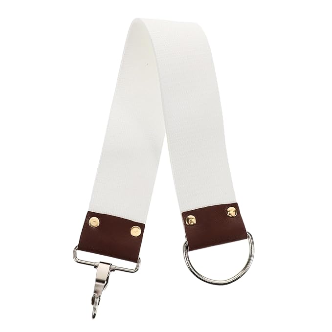 minkissy Dual Layer Canvas Strop Professional Shaving Belt for Straight Easy to Clean Portable Design for Barbershops and Personal Use Reduces Blade Irritation
