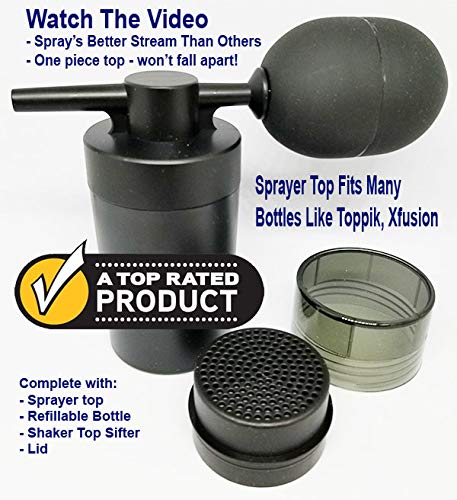 FINALLY HAIR Building Fibers Spray Pump Applicator - 12.5g Hair Atomizer Compatible with Toppik & Xfusion