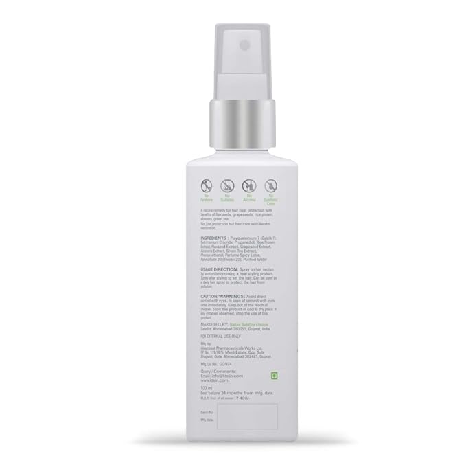 Ktein Natural Hair Heat Protection Spray 100ml