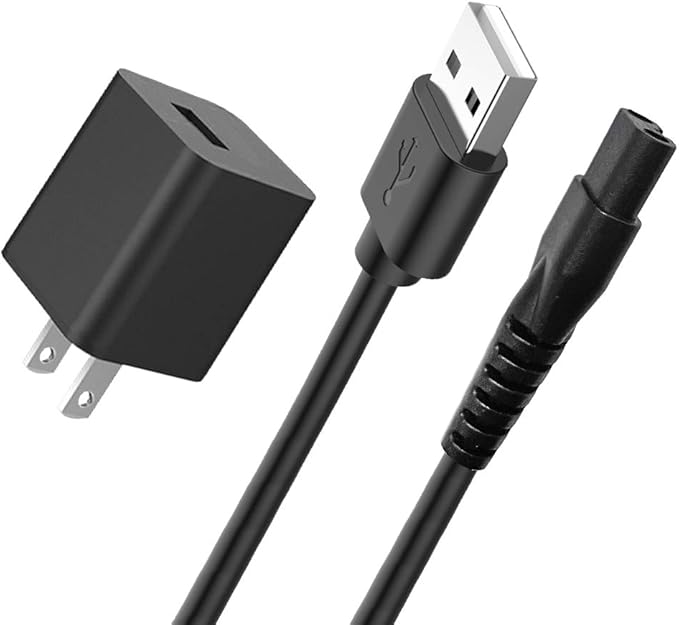 Bouge Charger Cord Compatible with Manscaped Lawn Mower 3.0/2.0 Best Electric Manscaping Groin Hair Trimmer, Replacement manscape 3.0 Power Cord