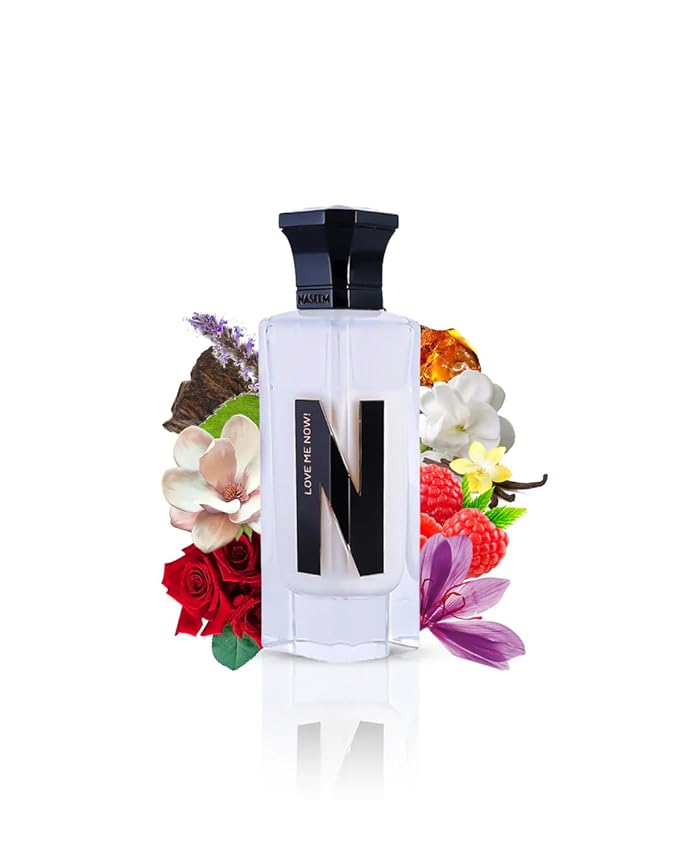 Naseem Love Me Now Aqua Eau De Parfum for Men & Women 75ml - Subtle Floral and Oud Blend - Long Lasting, Hypoallergenic, Alcohol-Free Perfume for All Skin Types