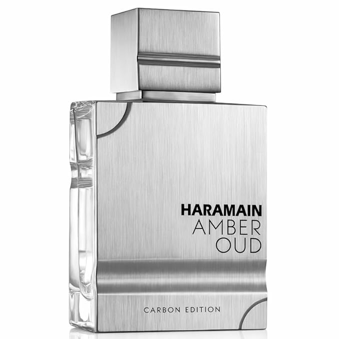Al Haramain Amber Oud Carbon Edition Eau De Parfum Spray 60ml (2.0 oz) - Long-Lasting Men’s Cologne, Woody Aromatic Arabian Perfume with Premium Arabic Fragrance for Men
