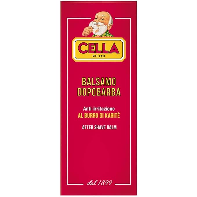 Cella MILANO, Aftershave Balm with Shea Butter and Almond Oil, Soothes & Conditions, Alcohol Free, Great for Sensitive Skin Too, Made in Italy