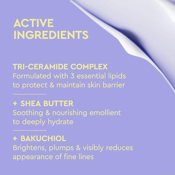 BYOMA Moisturizing Rich Cream - Barrier Repair Cream Face Lotion with Bakuchiol & Shea Extract - Ceramide Face Moisturizer for Dry Skin - Anti Wrinkle, Alcohol Free Face Moisturizer - 1.69 fl.oz