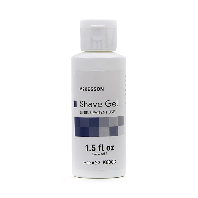 McKesson Shave Gel, Single Patient Use, 1.5 fl oz, 1 Count