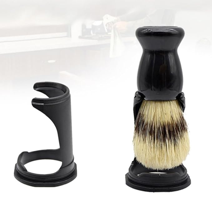 4pcs Shaving Brush Stand Razor and Brush Stand Safety Brush Holder Fits Most Brushes and All Kinds Of Razors Brush Stand Holder