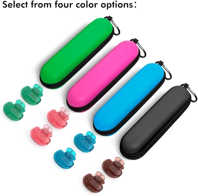 Nincha Electric Toothbrush Travel Case Compatible with Oral-B/Philips Sonicare/Colgate/Reach, and Most Electric Toothbrush, Includes 2 Universal Toothbrush Covers (Blue Case + Blue Covers)