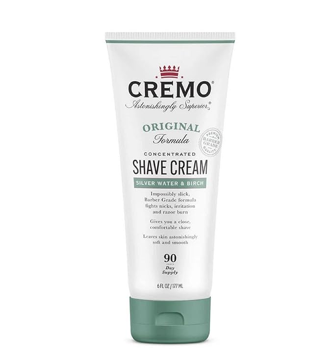 Cremo Barber Grade Sage & Citrus and Silver Water & Birch Shave Creams, Ultra-Slick Shaving Cream for Men, 6 Fl Oz Each