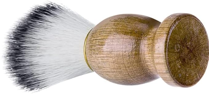 1Pc Men''S Shaving Brush With Wooden Handle Pure Nylon Men Face Cleaning Soft Shaving Brush Cosmetics Tool