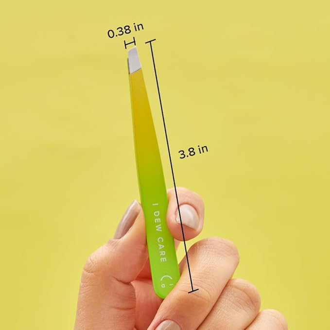I DEW CARE Facial Tool - Tweeze The Day | Tweezers for Women, Precision Stainless Steel, Professional Facial Hair Beauty Tool, Splinter, Strong Eyebrow Hair Remover,1 Count