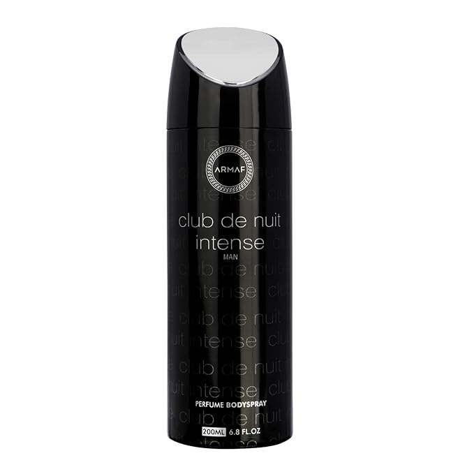 Armaf Club De Nuit Intense for Men Parfume Bodyspray Spray, 6.8 Ounce / 200 ml