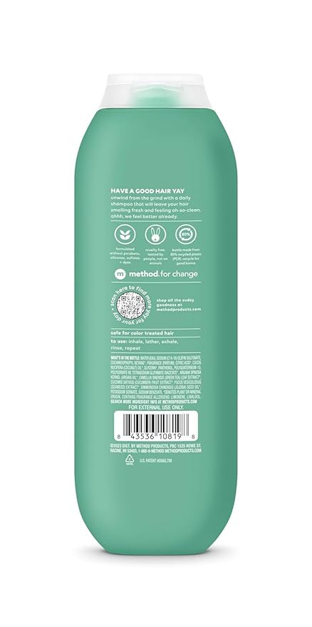 Method Daily Zen Shampoo and Conditioner, Gentle Daily Hair Care for Balance and Serenity, 1 CT.