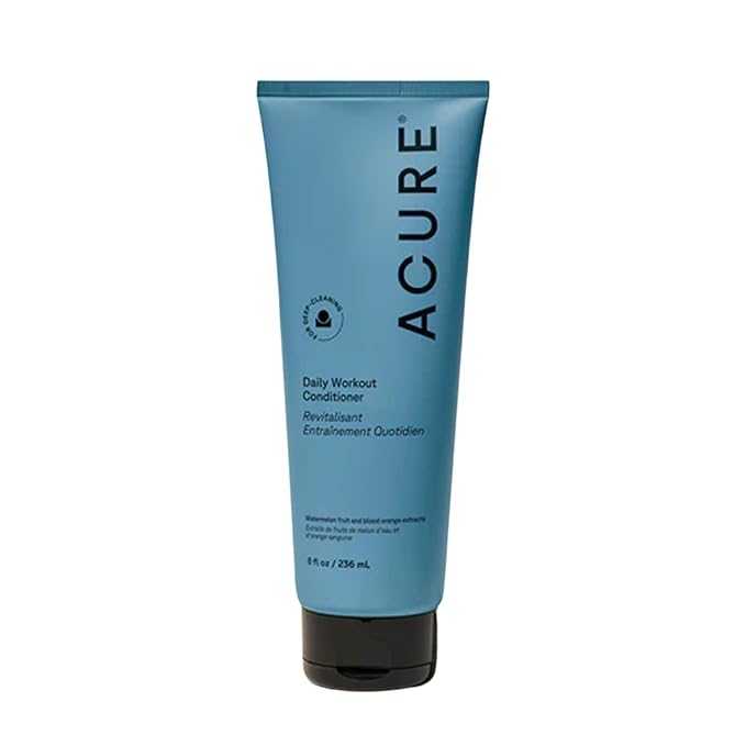 Acure Daily Workout Watermelon Conditioner - Lightweight Hydrating & Moisturizing Conditioner for Women & Men w/ Oily, Damaged Hair, Deep Moisture, Vegan, Paraben Free, Sulfate Free - 8 fl oz