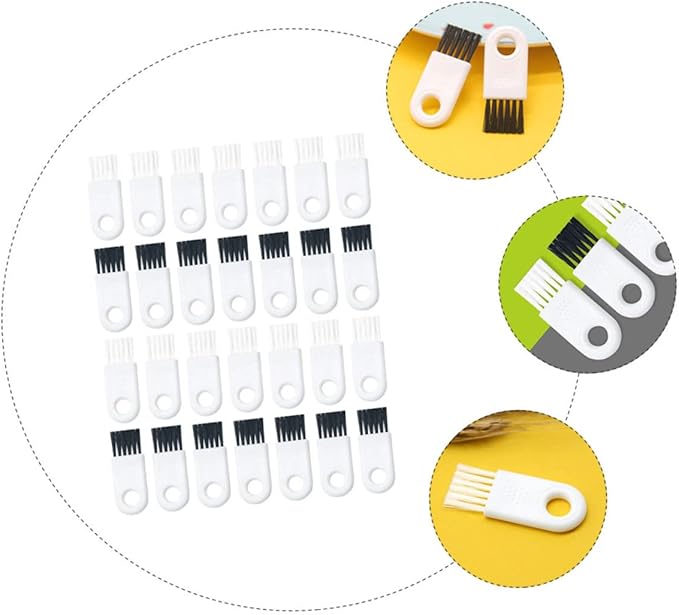KOMBIUDA 30pcs Electric Shaver Cleaning Tools Brush for Keyboards and Hard Reach Spaces and Bristles for Grooming and Maintenance
