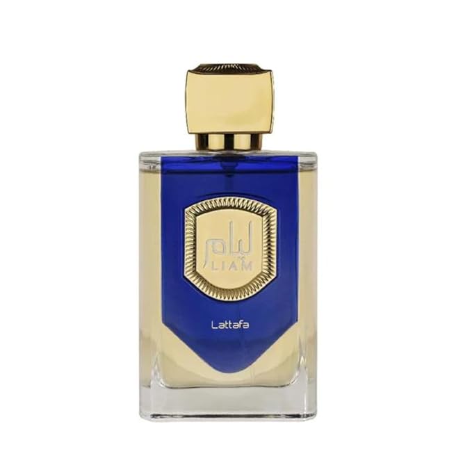 Lattafa Liam Blue Shine Eau De Parfum Men 100ML (3.40 OZ) – Arabian Perfume For Men With Long Lasting Perfume, Captivating Blend Of Notes For Elegance And Confidence