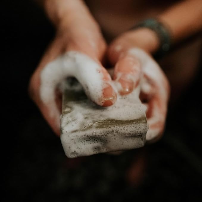 Alaska Glacial Cold-Process Mineral Clay Soap Bar made with Organic Oils | Face, Body, Shampoo & Shave | Hydrates & Detoxifies | For All Skin Types – Thieves Blend, 2 Pack