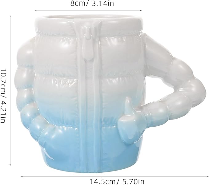 TOYANDONA Ceramic Shaving Soap Bowl with Lid Blue Men’s Household Shave Cup Reusable Foaming Mug for Wet Shaving Accessories