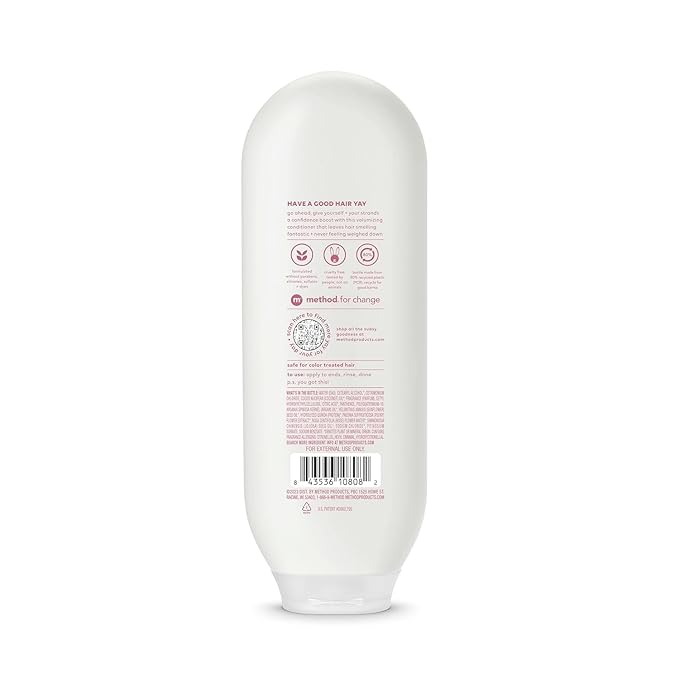 Method Pure Peace Volumizing Shampoo and Conditioner, Enhance Volume and Tranquility for Fuller, Healthier Hair, 1 CT.