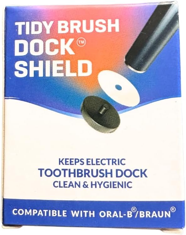 Shield – Electric Toothbrush Dock Protector, Compatible with Oral-B / Braun Chargers (50 Count)