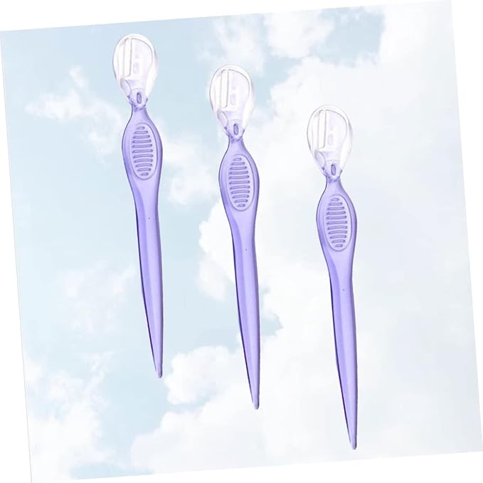 3pcs Stainless Steel Eyebrow Razors Set Razor Comb for Beauty Makeup Tools Travel