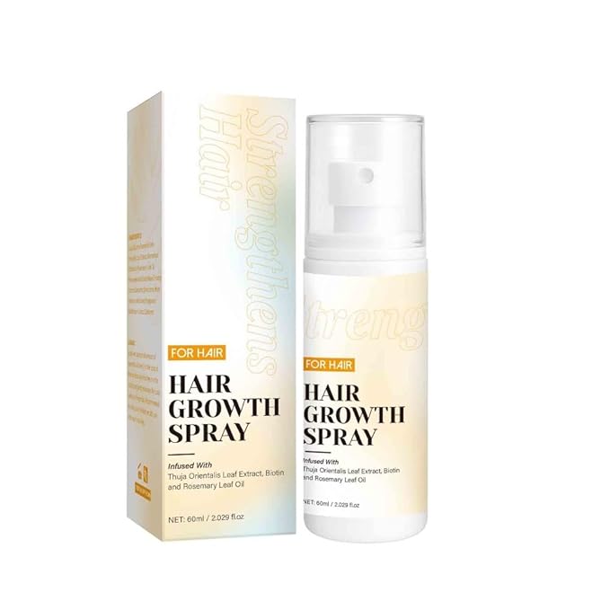 2PCS Hair Growth Spray Prevent Baldness Regrowth Thicken Moisturize Smooth Repair Damaged Improve Split Dry Reducing Hair Loss Serum