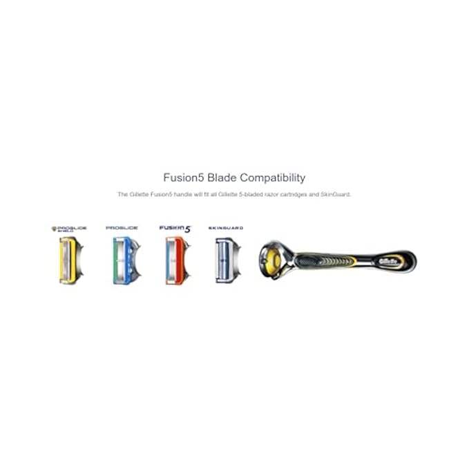 Gillette Fusion5 Razor Blade Refills for men- 12 Count – 5-Bladed with Lubrication Strip and Precision Trimmer