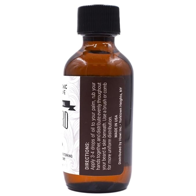 Taconic Shave Premium All Natural Beard Oil - 2 Ounce bottle - Bay Rum