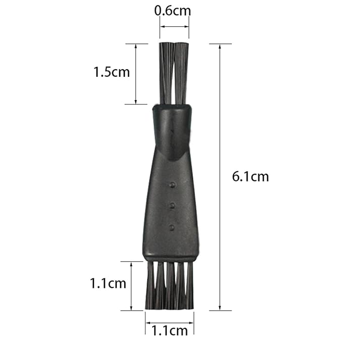 4PCS Solo Shaver Head Replacement - Charger, Brushes, USB Cable, Trimmer Head Replacement