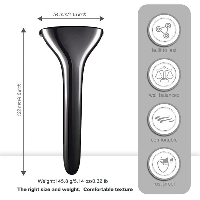 Magnetic Single Blade Razors for Men & Women,Reusable Safety Razor with 360° Rotating Track + 20 Single Edge Razor Blades + Waterproof Silicone Case - Black