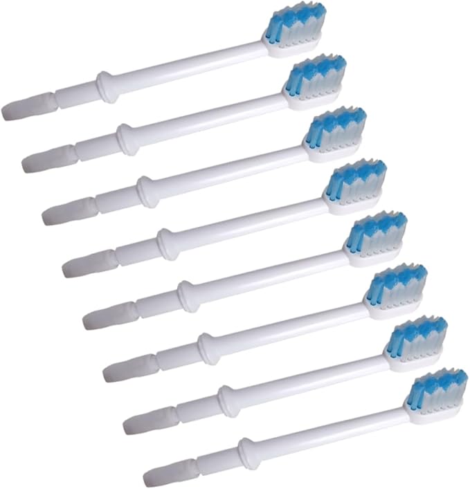 24pcs Oral Irrigator Replacement Brush Heads Brush Heads Oral Irrigator Accessories Replace Every Months for Hygiene
