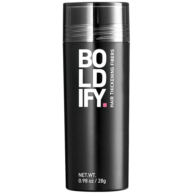 BOLDIFY Hair Fibers (28g) - Fill In Thinning and Fine Hair for an Instantly Fuller, Thicker Look - 14 Shades for Women & Men - Auburn