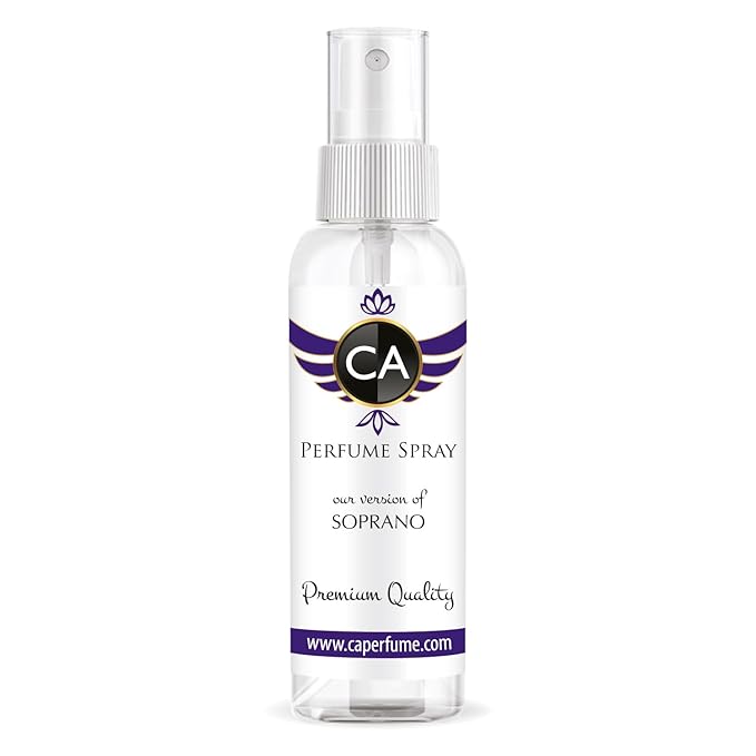 CA Perfume Eco Refill Impression of Soprano For Women & Men Eau de Parfum Spray Atomizer Bottle 2 Fl Oz/60ml-X1