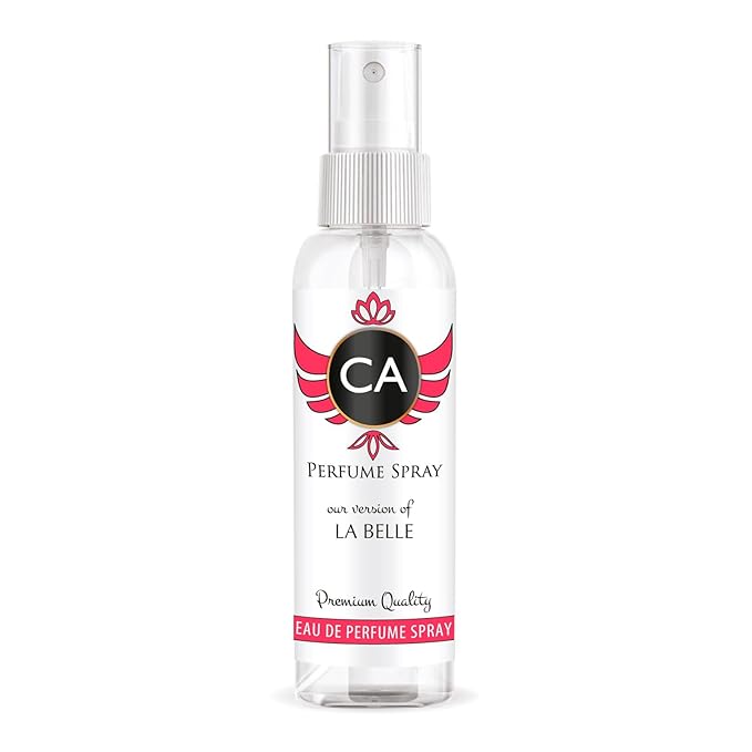 CA Perfume Eco Refill Impression of La Belle for Women Amber Vanilla Long Lasting Fragrance Eau De Parfum 2 Fl Oz 60ml