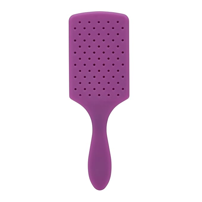 Wet Brush Paddle Detangler Hair Brush, Purple Frost - Ultra-Soft IntelliFlex Detangling Bristles with AquaVent Design - Spread Hair Treatments Evenly - Glides Through Tangles For All Hair Types