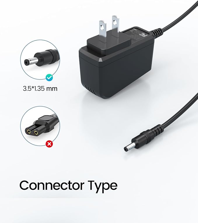 8V 5FT Power Cord Fit for Philips Norelco HQ840 MG3760 MG3750 Multigroom Series 3000, for Phillips Shaver Razor Trimmer Charger Power Cord