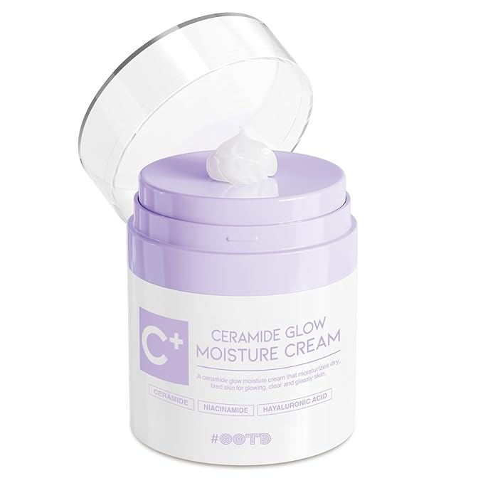 #OOTD Deep Moisturizer Skin Barrier Cream For Men Women, Ceramide Niacinamide Hyaluronic Acid Hydrating Dry Sensitive Skin Soothing Irritation. Moisture Cream 50ml 1.69 Fl Oz
