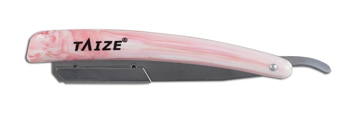 TAIZE - Straight Razors - Pink Marble - 5''