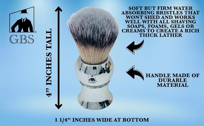 G.B.S Shavette Straight Razor Shaving Kit - Vintage Wet Shave Grooming Set for Men Includes: Shavette Edge Razor, Shaving Brush, Toiletry Bag, Shave Soap, Bowl, Double Edge Razor Blade Refills