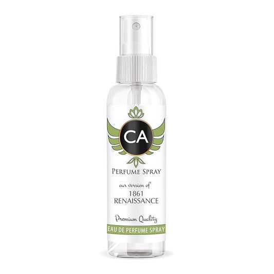 CA Perfume Eco Refill Impression of 1861 Renaissance for Unisex Citrus Aromatic Long Lasting Fragrance Eau De Parfum 2 Fl Oz 60ml