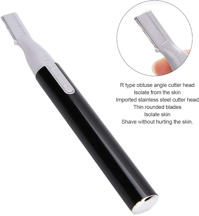 HURRISE Mini Hair Clipper, Detail Trimmer for Nose, Nose Hair Trimmer Electric Hair Armpit Nose Trimmer Shaver Hair Cutting Machine for Women Men Hair Remover