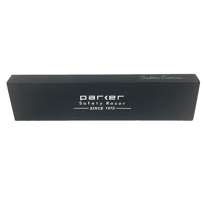 Parker SR1 Stainless Steel Straight Edge Barber Razor – Professional Shavette for Barbers & Home Use with 5 Premium Platinum Half Blades – Replaceable Blade Straight Razor for Close, Smooth Shaves