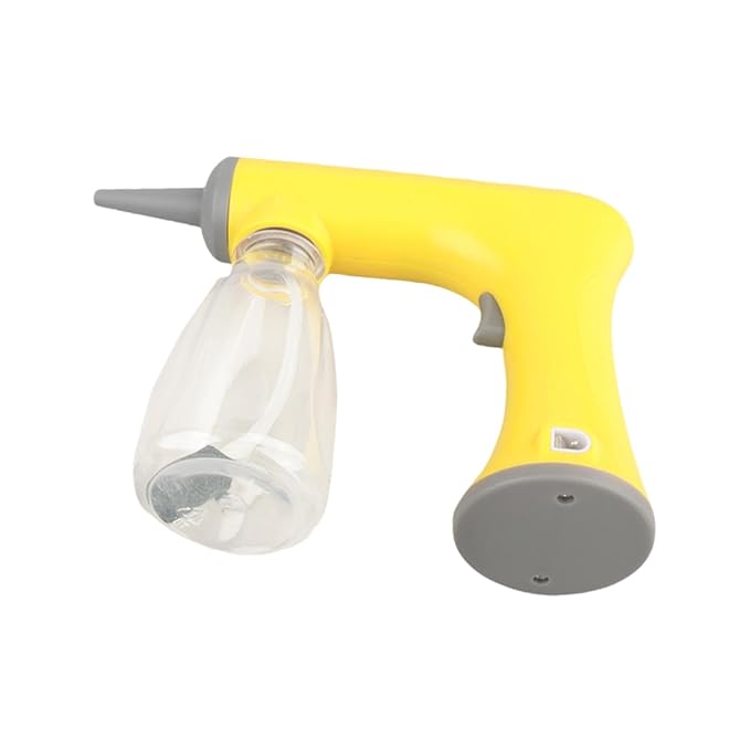 Foam Machine Professional Hot Lather Machine Cold and Hot Perm Convenient Reusable Lather Maker Charging for Salon Household, yellow