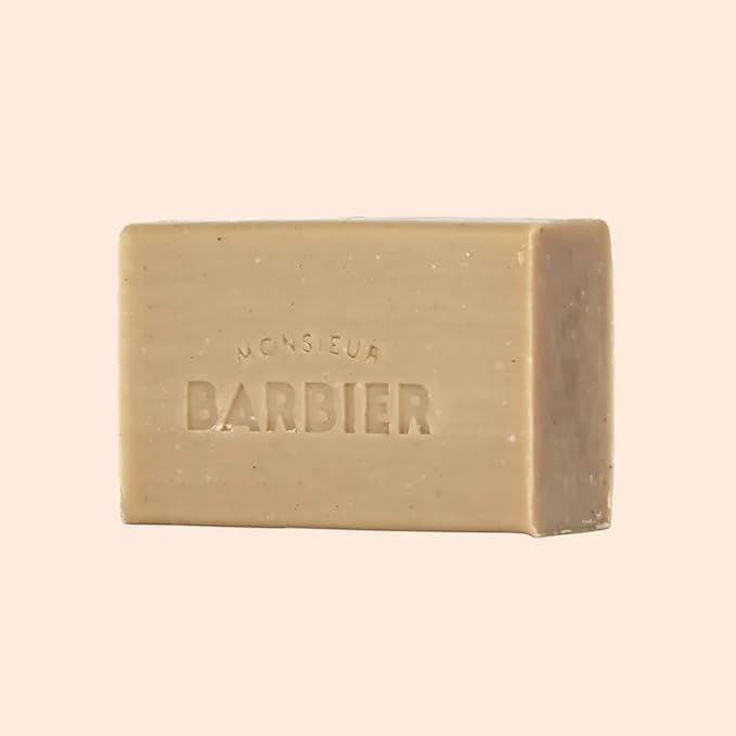 Rhassoul Soap Bar All-Natural Face & Body Wash Brick Exfoliating Deeply Nourishing Handcrafted Moisturizing Bar for Dry & Sensitive Skin | Lipid-Enriched Vegan Solid Cleanser 100g