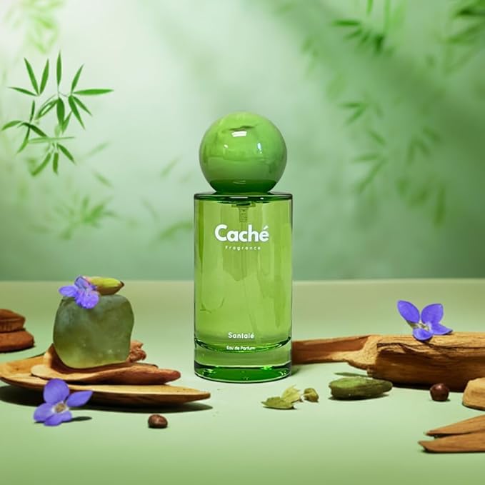 Santalé by Caché – Cardamom, Violet, Sandalwood, Cedar, Leather, Amber, Eau de Parfume, 50ml