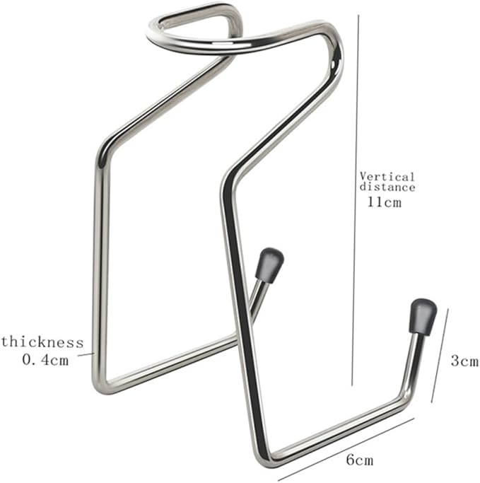 Durable Alloy Shaving Brush Stand Compact Design for Safety Razor Keeps Brushes Dry and Grooming Wash Sinks